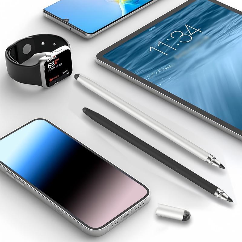 3 in 1 Stylus Pen, Multifunctional Stylus Pen with 4 Replacement Nibs, Universal Stylus Pen for Samsung/Microsoft/Android/Smartphone Tablet