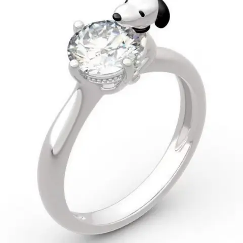 Elegant Animal Design Zircon Ring for Women, Animal Theme Ring, Cute and Stylish Fashion Promise Ring Jewelry Gift for Weddings, Engagements, Parties, All Seasons