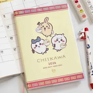 2026 New cute Chiikawa Monthly plan record daily schedule notebook notepad