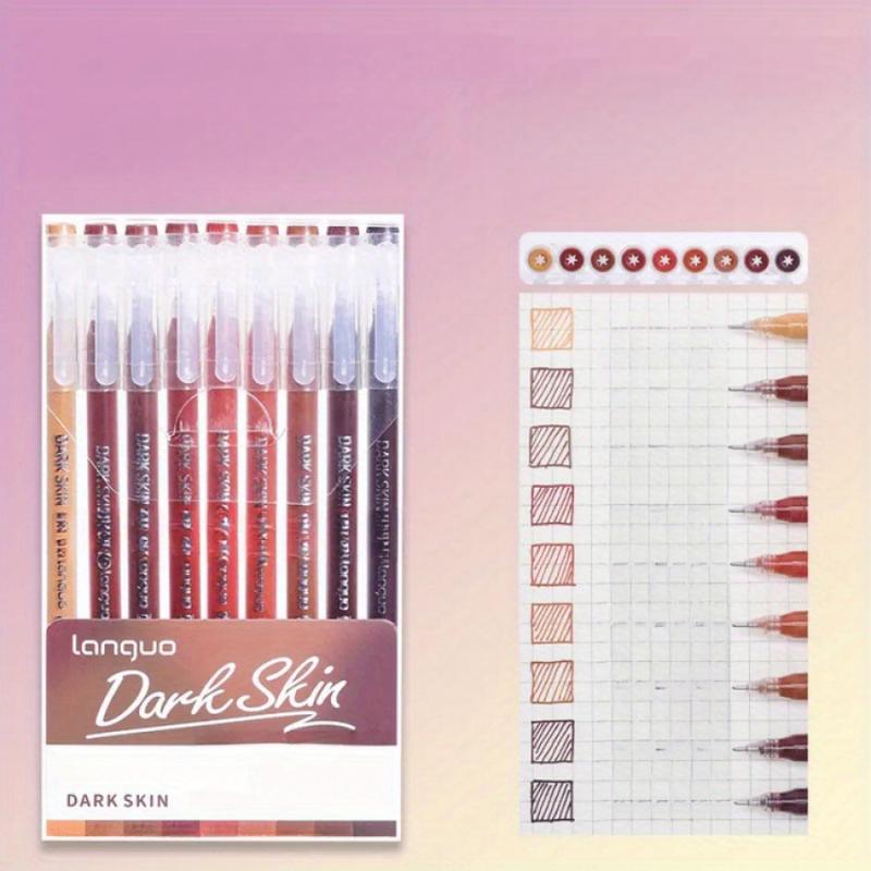 45 Morandi colour gel pens Neutral pens Coloured gel pens Large capacity drawing Non repetitive DIY student writing Correction marking Drawing gel pens