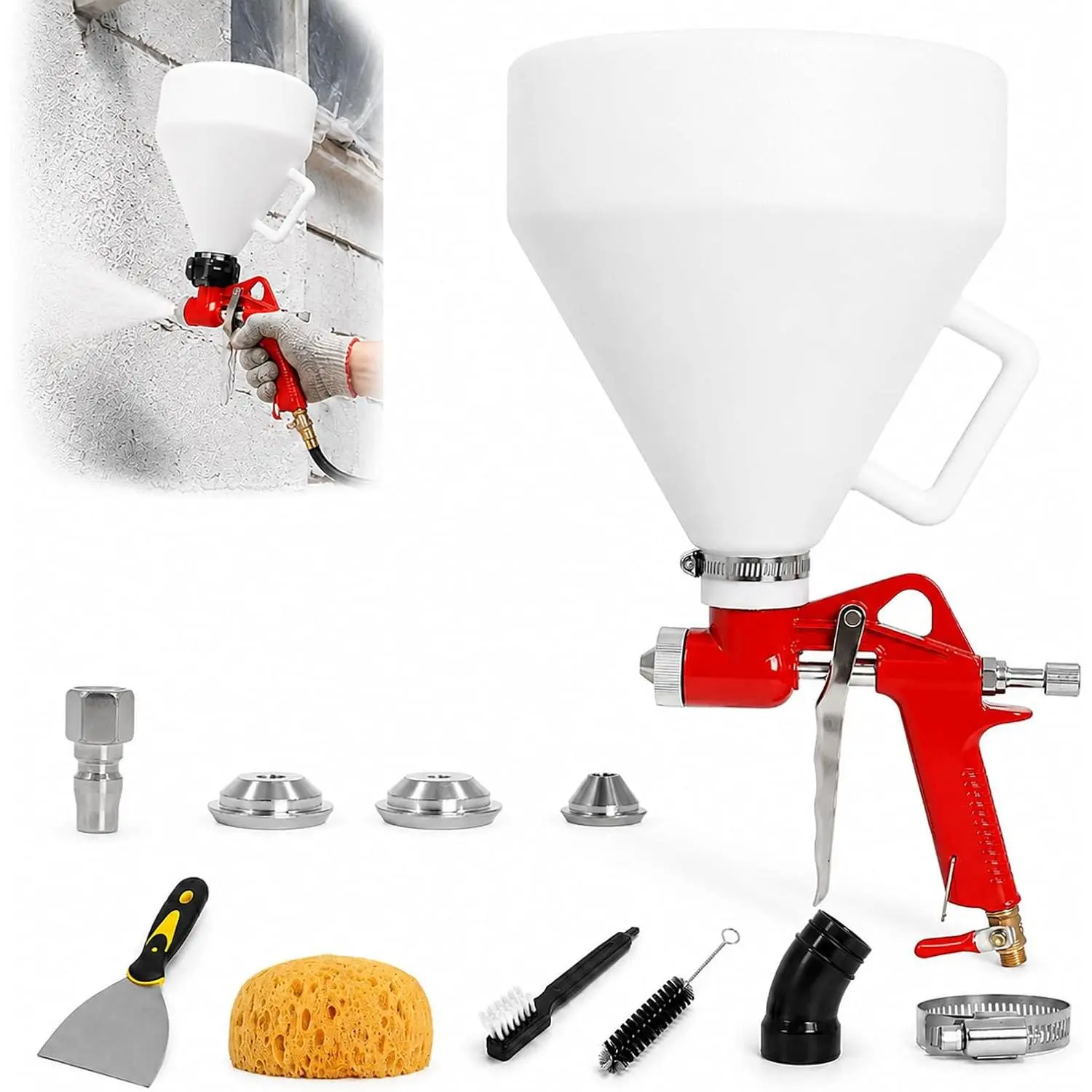 Drywall Texture Sprayer Hopper   1.5 Gallon for Wall