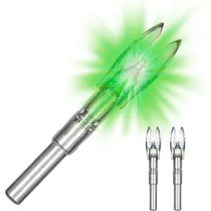 Lighted Nocks for Arrows with .246 / .244 / .204 Inside Diameter, Green