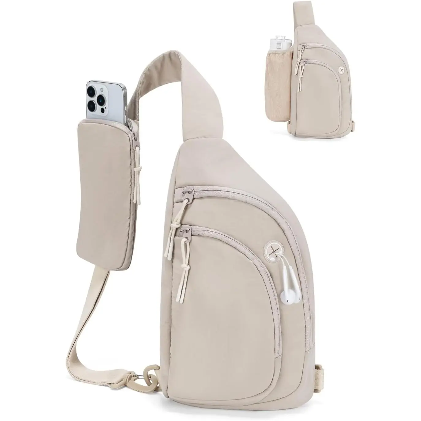 Sling Bag Crossbody Bags for Women with Anti- RFID Blocking Pocket | Water Bottle Holder, Adjustable  Strap, Phone Pocket,   Travel Purse, Sling Backpack, Tablet Compartment