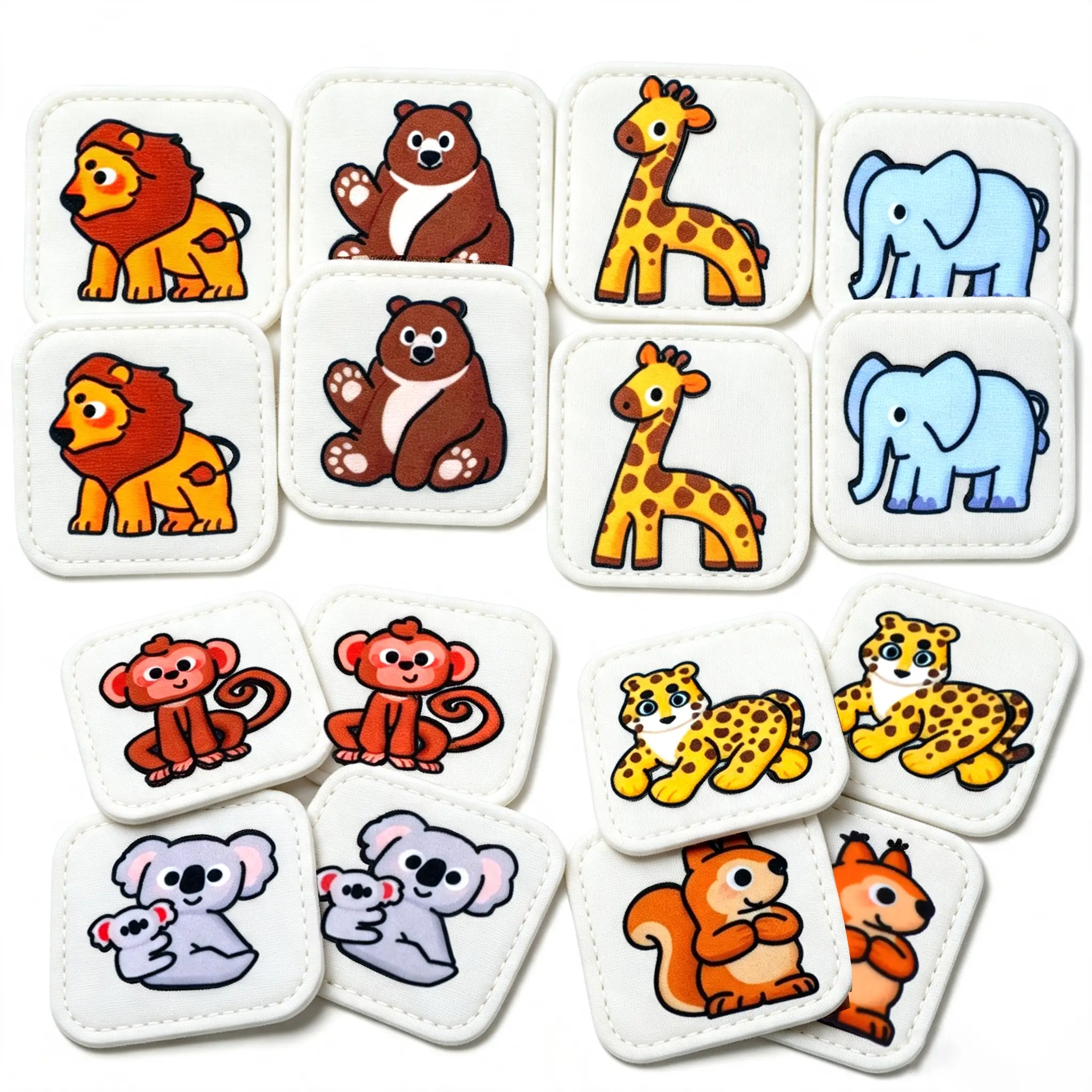 Felt Wildlife Matching Game, Early Education Montessori Memory Cards, Soft Sensory Flashcards, Quiet Travel Activity, Preschool Gift 1-3 Years
