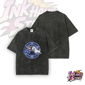 Nina & Alexander | Fullmetal Alchemist Season1 Retro--Short Sleeve Cotton Unisex Retro wash Tee