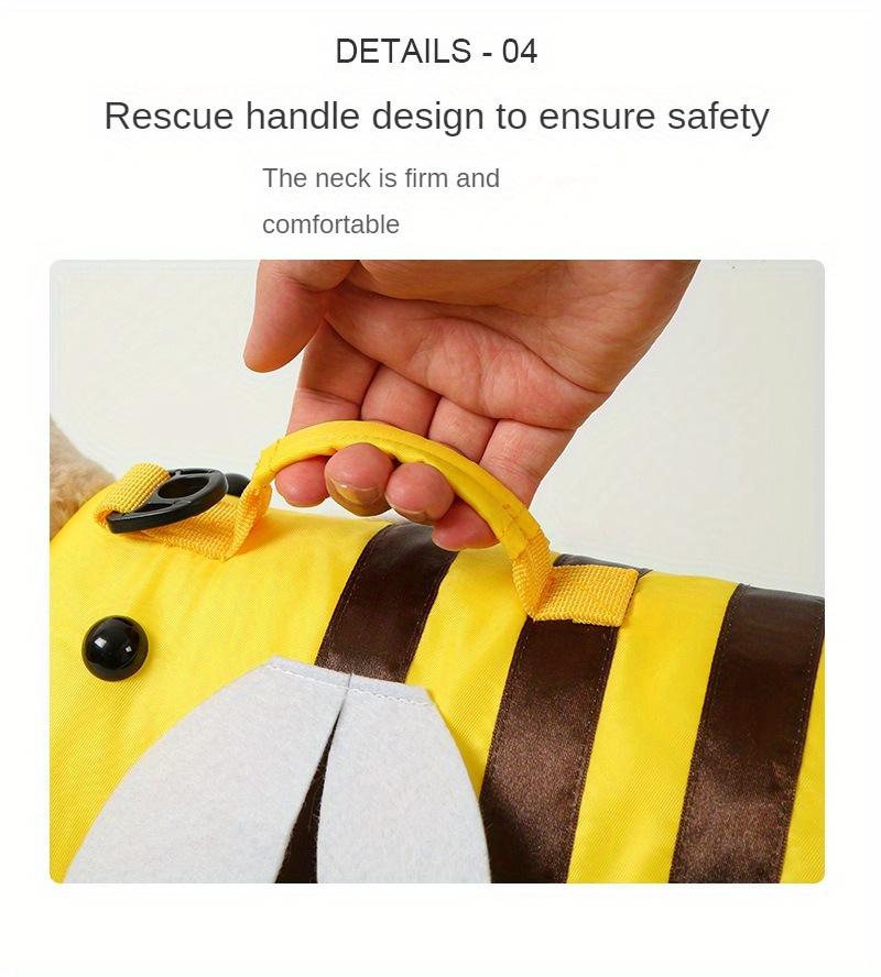 Summer Pet Life Jacket Adjustable Dog Swimsuit, Small And Medium-sized Dog Teddy Bear Buoyancy Swimsuit