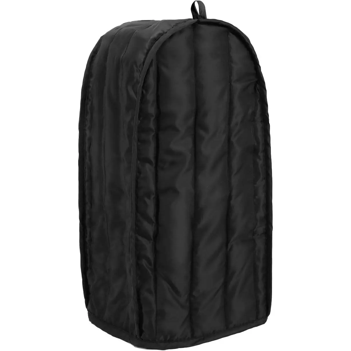 Black Quilted Polyester Cotton Blend Kitchen Appliance Dust Cover with Handle - 1pc Bra Accessory, Stain-Resist, Anti-Fingerprint, Machine-Washable, Protects from Damage (40x20x17cm) for Stand Mixer/Coffee Maker