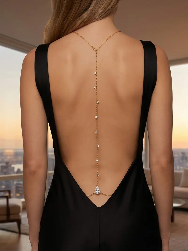 black mini dress backless SILK bows-ribbons Size:8 designed to sculpt your What to Wear as