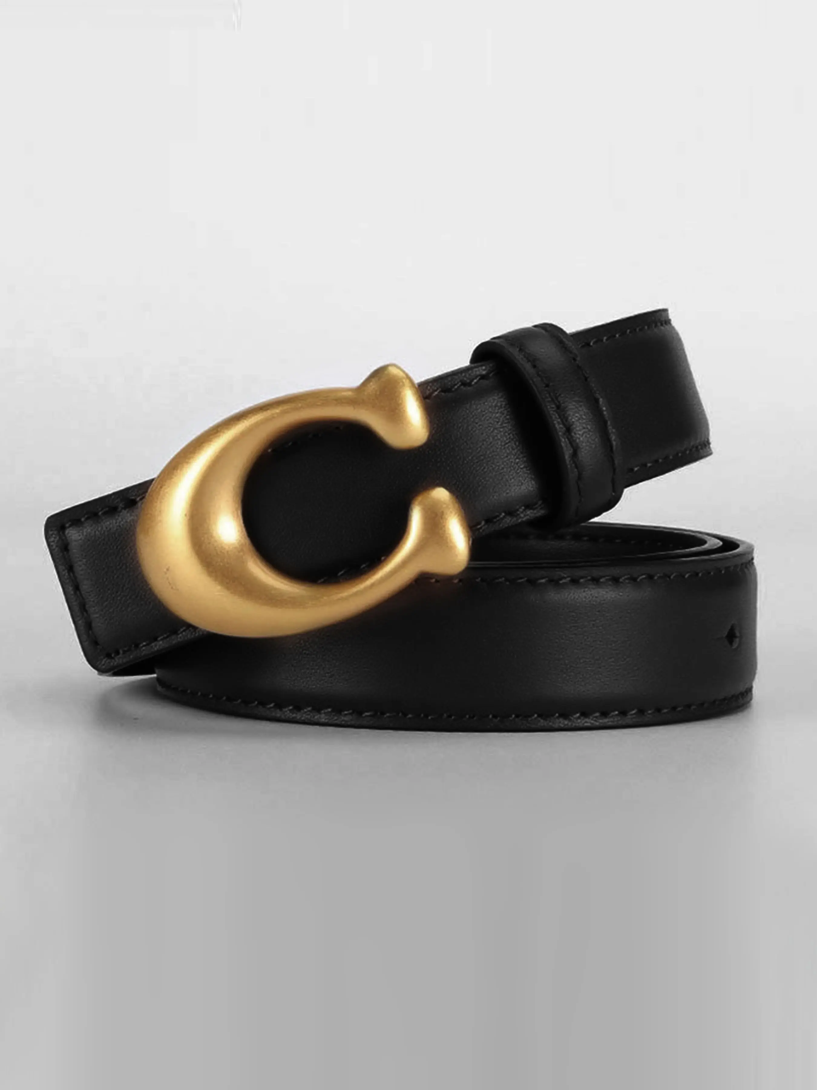 Elegant Simple Women's Belt, Fashion Commute Vacation Belt, Suitable for Dresses and Jeans, All Seasons, Letter Pattern, Elegant Style