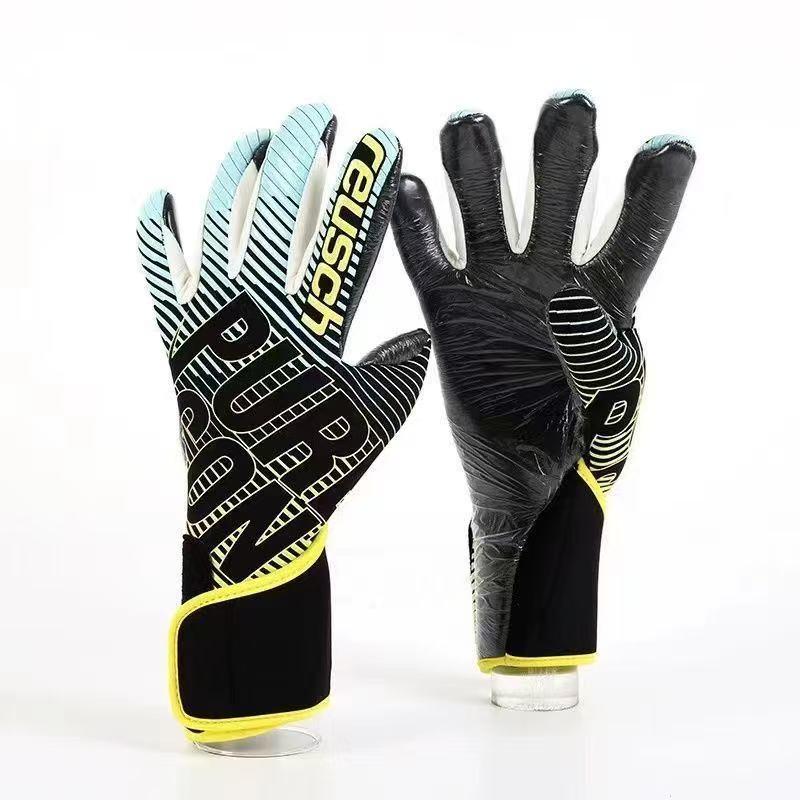The new football goalkeeper gloves are anti-slip, wear-resistant, made of latex, and designed for professional training and use by adults and teenagers.soccer accessories how to kick a soccer ball