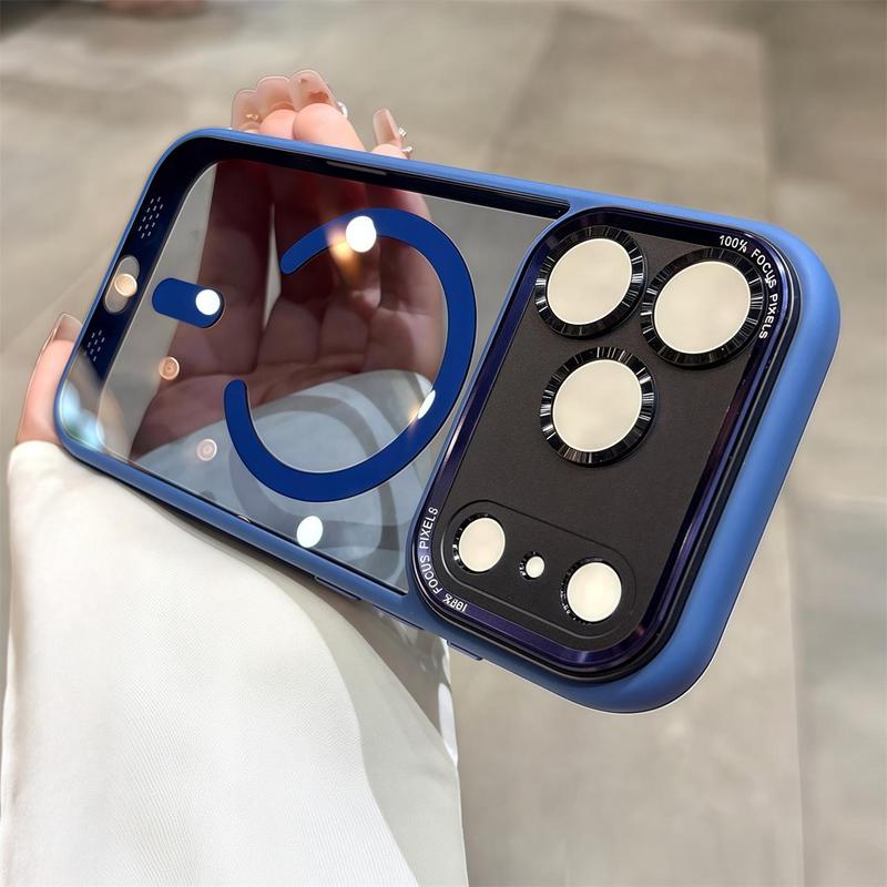 【 iPhone17 case 】Orange liquid skin sense magnetic for iphone17Pro Max 16 15  Air iPhone case silicone soft shell TPU+PC shockproof