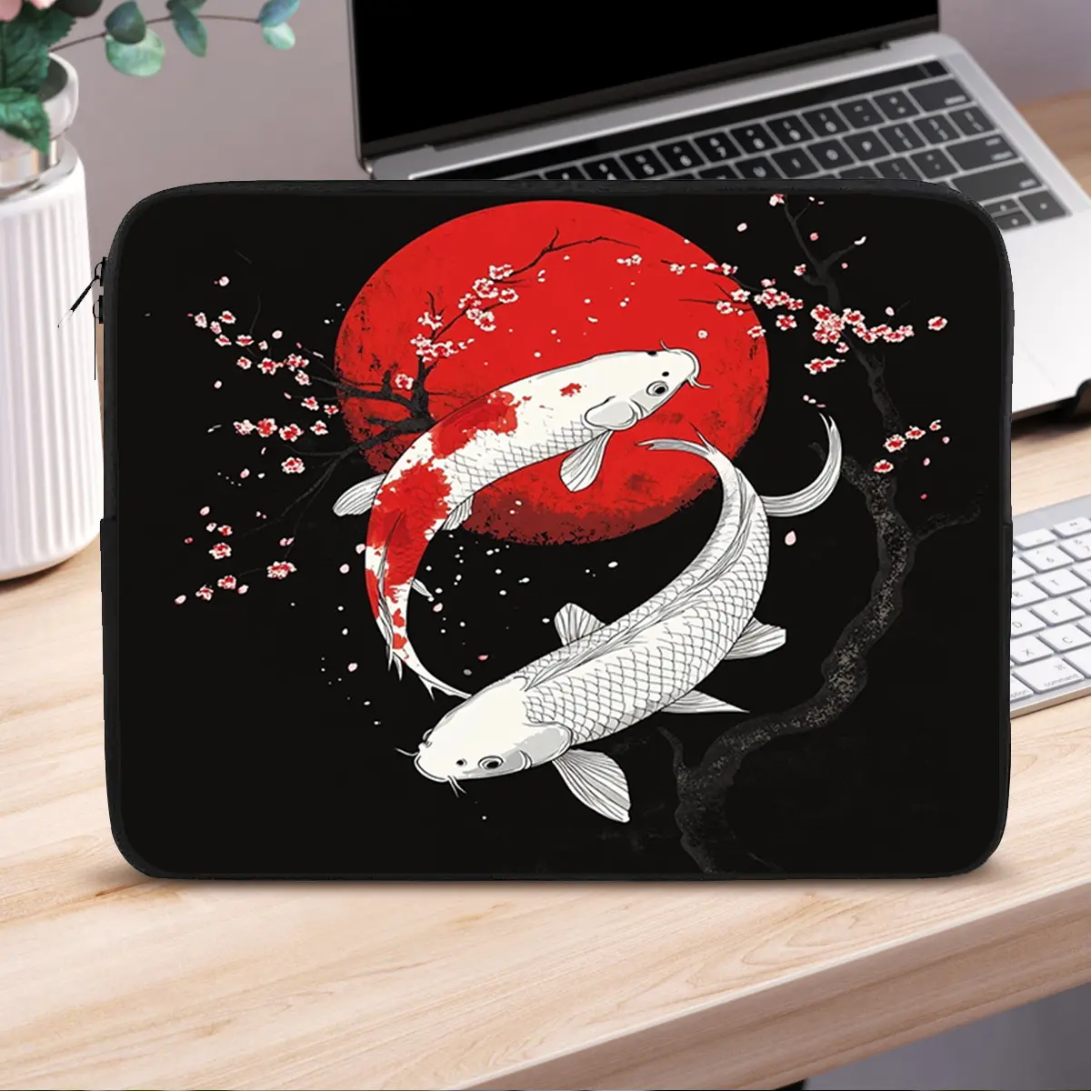 1pc Graffiti Art Laptop Sleeve Compatible for 10/12/13/15/17-inch Laptops, Graffiti Laptop Cover with Graffiti Panel & Back, Computer Case Suitable for Women & Men