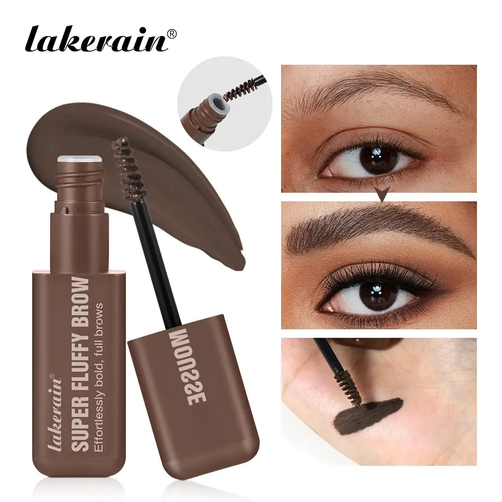 Volumizing Brow Mousse, Long-Lasting Hold for Natural Brows, Smooth Coloring, Multi-Functional Eyebrow Gel, Perfect for Defined Brows