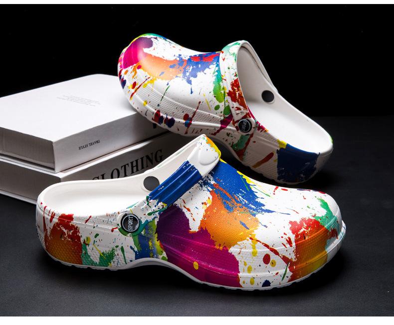 Clogs Women's Lightweight Soft-Soled Wear-Resistant Mules, Women Shoes