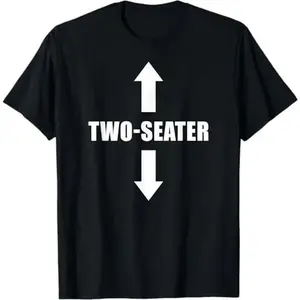 Vintage Two Seater Arrows Funny College Humor Shirt, Funny Mens T-Shirt, Sarcastic Shirt For Men, Funny Saying Shirts, Cool Gift for Him Graphic tees