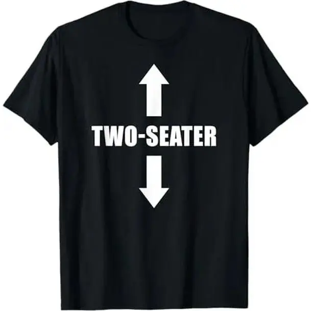 Vintage Two Seater Arrows Funny College Humor Shirt, Funny Mens T-Shirt, Sarcastic Shirt For Men, Funny Saying Shirts, Cool Gift for Him Graphic tees