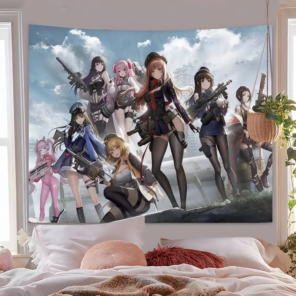 NIKKE: Goddess of Victory G-Goddess Anime Polyester Backdrop Tapestry - Lightweight Photo Background, Indoor Home Dormitory Decoration, Gift for Party Settings
