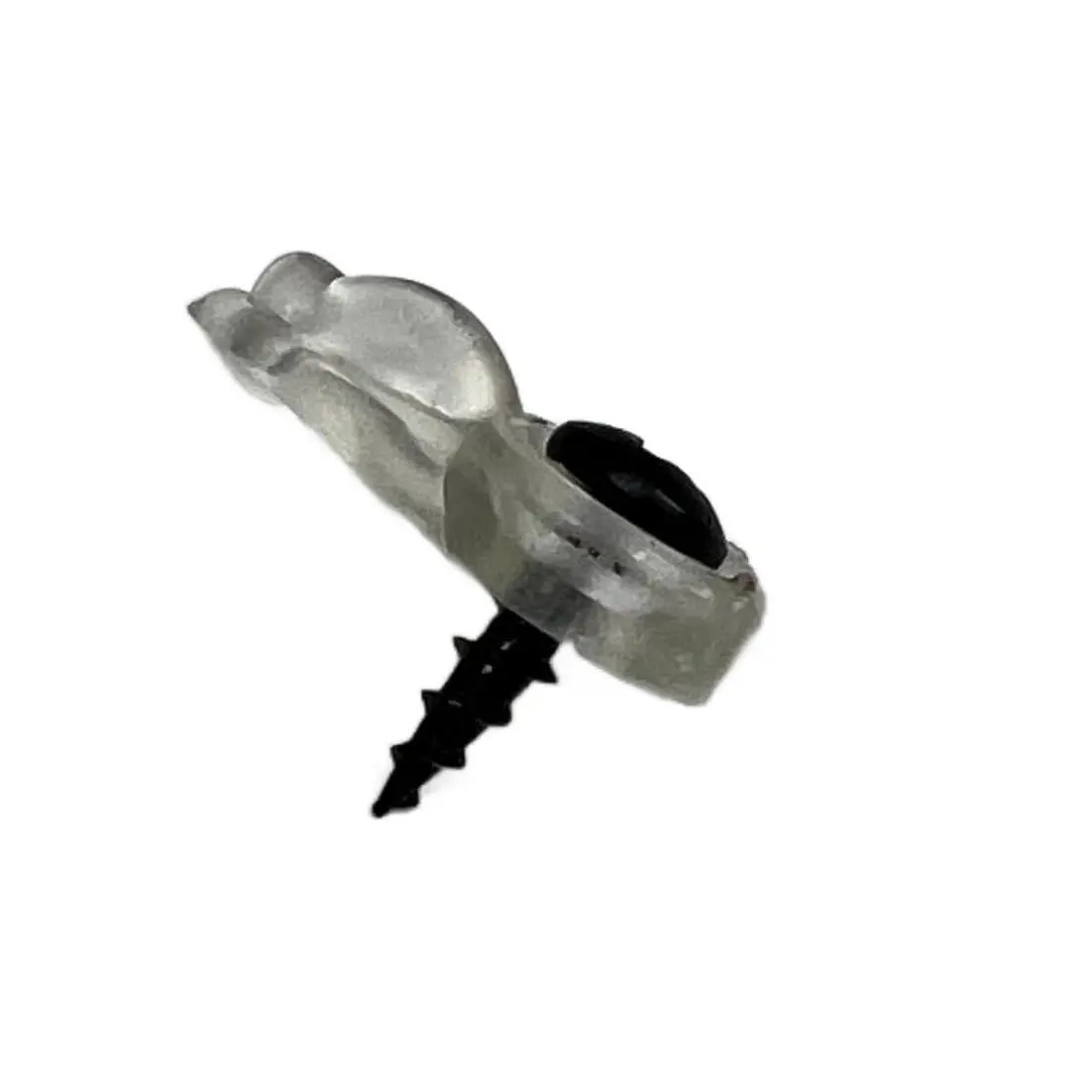 Glass Cabinet Panel Retainer Clips with Screws, 25 Pack, Clear, 0/0 Flush - Choose Your Offset and ColorGift