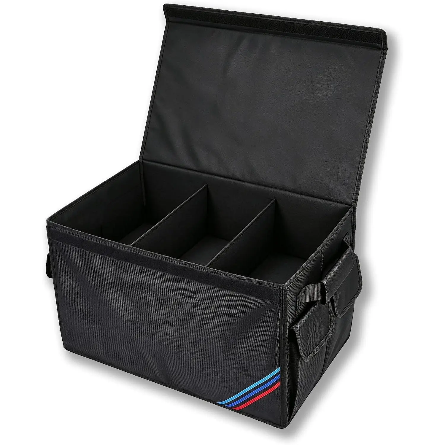 Non-slip  Organizer, Multi-Use Collapsible  Storage Box, Portable Auto Cargo Storage Bin for  SUV ,  Outdoor Camping Picnic Storage Container,