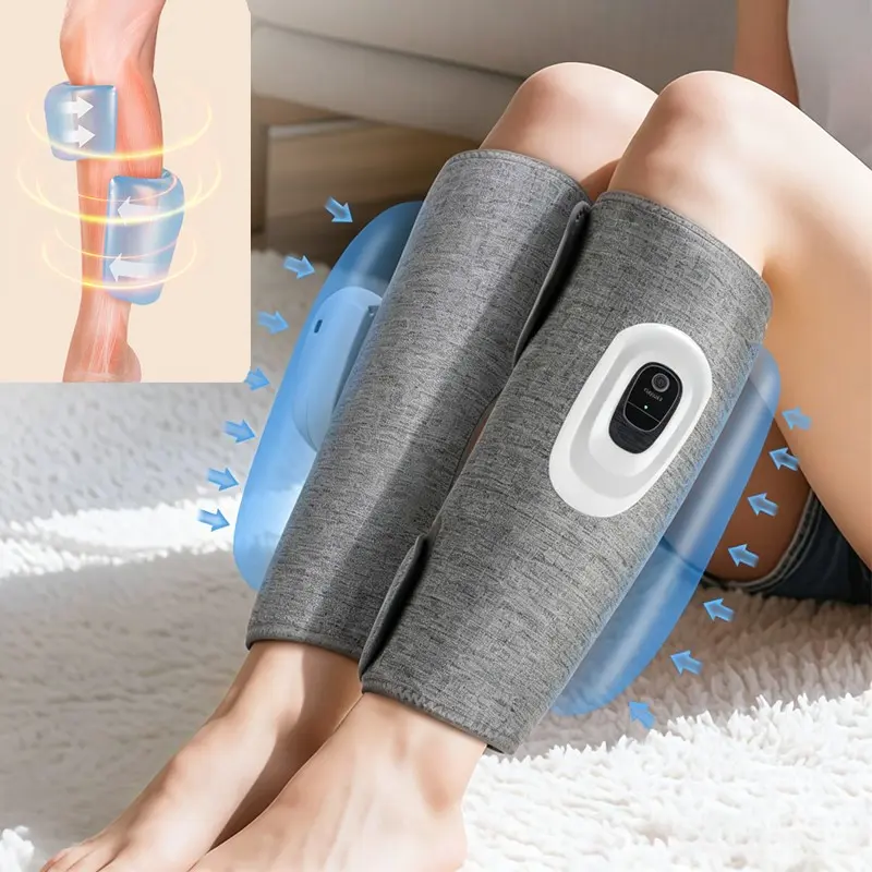 Air Pressure Calf Massager, 3 Modes  Airbags Squeeze for Leg Muscle Relaxing Massage Device, Ideal for Comfort and Recovery