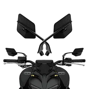 Motorcycle Side View Mirror For Kawasaki Z500 Z900 Z800 Z750 Z650 Z400 Z300 Z250 Z125 Rearview Mirrors Kits Rotate Adjustable