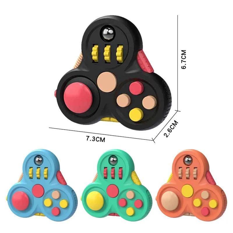 Children's Stress-Relief Fidget Spinner Toy--Silent Sensory Rotating Cube Game, Suitable for Children Over 3 Years Old