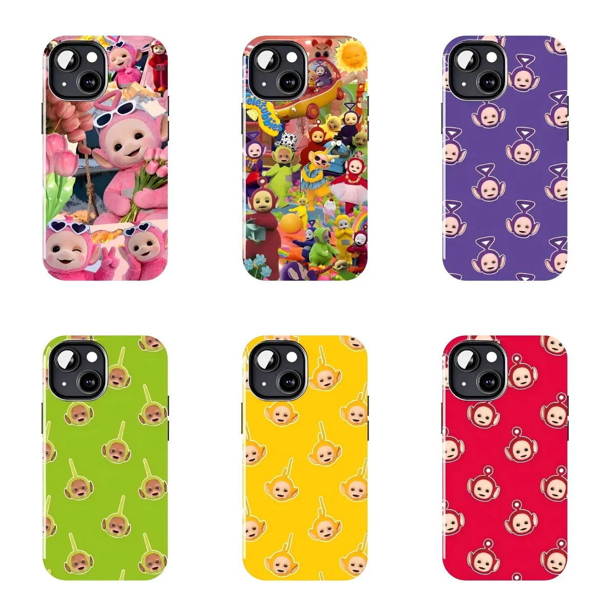 Teletubbies Nostalgic Kids Phone Case Suitable for iPhone 17-11 Pro Max/Plus and  Samsung Galaxy S23-25