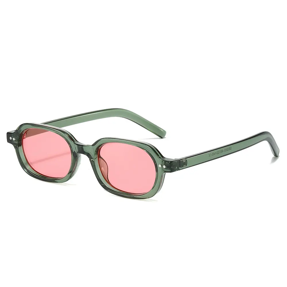 Small Oval Sunglasses - Unisex European American Designer Style Lightweight Metal Frames, UV400 Protection, Ideal for Daily Commute & Travel, Unisex Wear