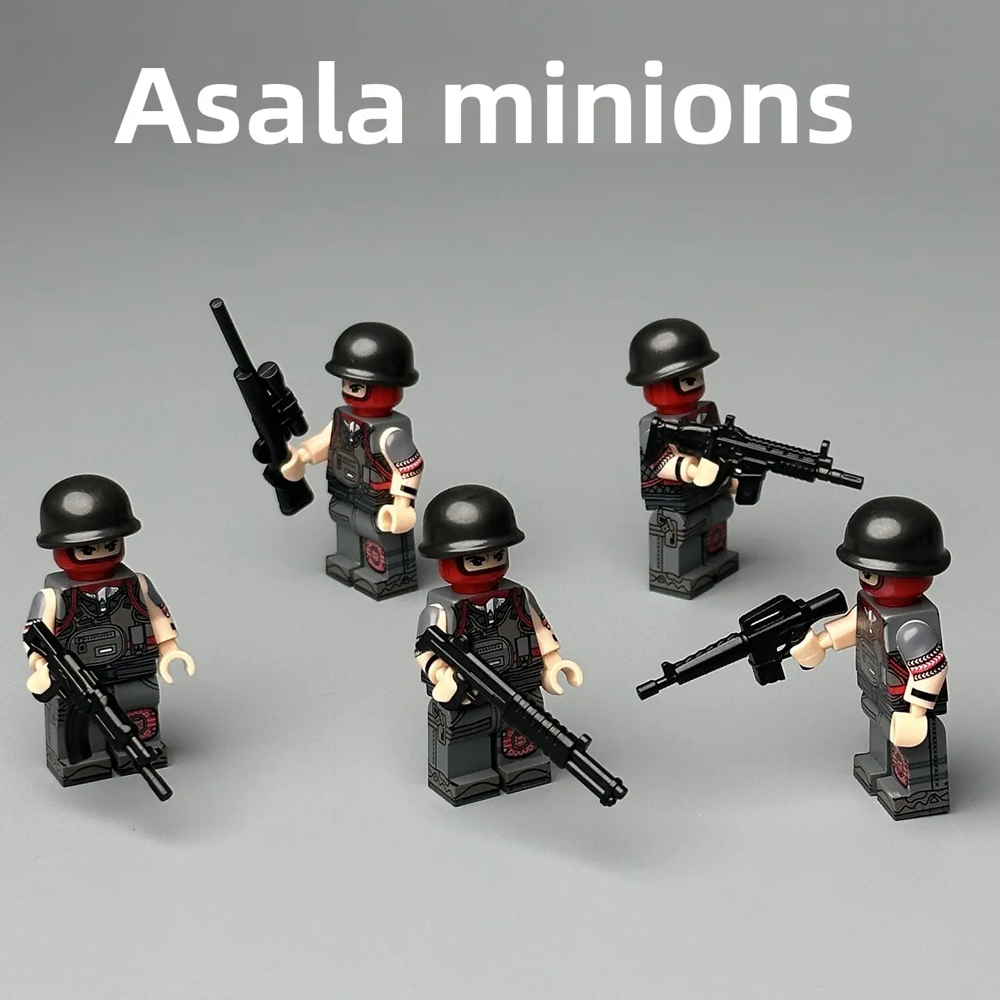 Multi Style Exclusive Urban Tactical Themed Brick Minifigs Small Particle Assembly Collection