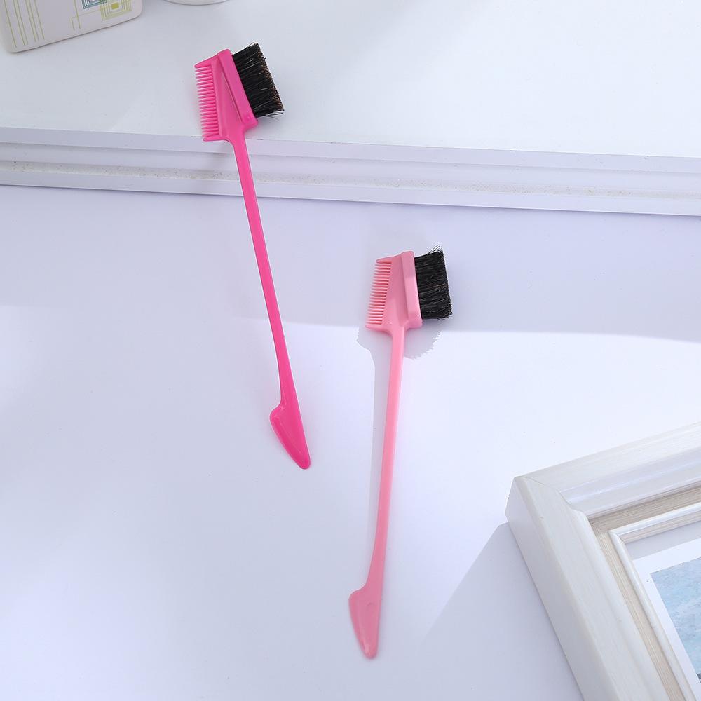 3-piece set of Zlzlblbl Hairline Brush for Human Hair Wigs, Edge Control & Teasing Comb for Women's Styling