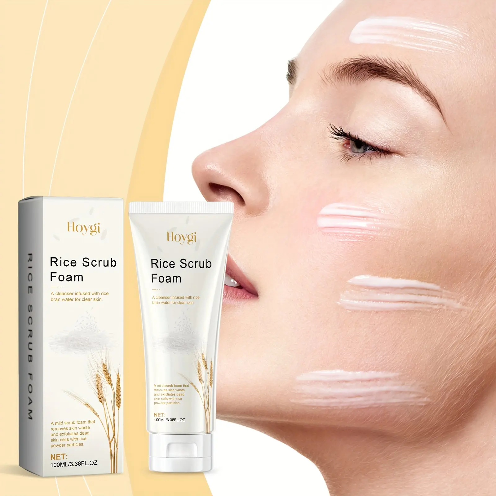 Rice Cleanser Gentle Cleansing Hydrating Moisturizing Refreshing Skin