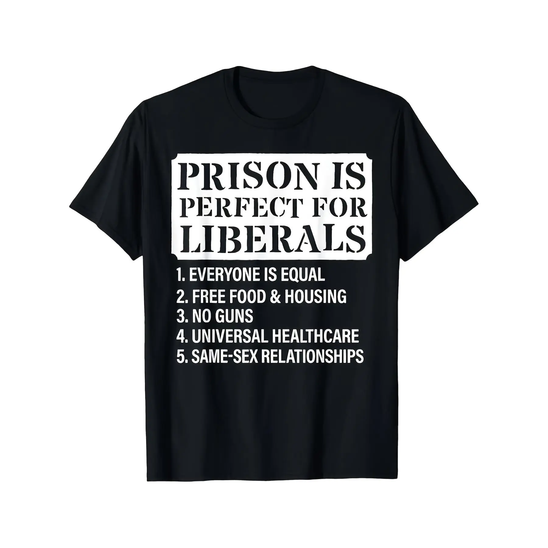 Men's Political Quote Shirt - Chic Oversized 100% Cotton Top, Breathable for All Seasons Casual Wear and Political Rallies, Cold Wash,back to school,back to school shopping, Foldable, Backyard Political Talks