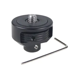 Feichao 1/4 Inch Screw Quick Release Base, 360° Rotatable, Anti-Reinverse, Adjustable Metal Adapter, Compatible with Tripod, Selfie Stick, Photography Accessories