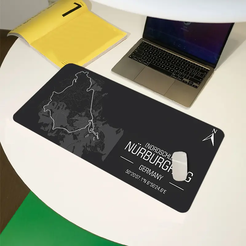 1 EXTRA LARGE AND TRACK MAP DESIGN INCLUDES NÜRBURGRINGNORTHERN LOOP CIRCUITS SURFACE HEAVYDUTY COMPUTER MAT SUITABLE FOR ESPORTS IDEAL GIFT FOR RACING ENTHUSIASTS COMPATIBLE WITH KEYBOARD AND GAMING MOUSE PAD LARGE MOUSE PAD DESK MAT NON-SLIP WASHAB