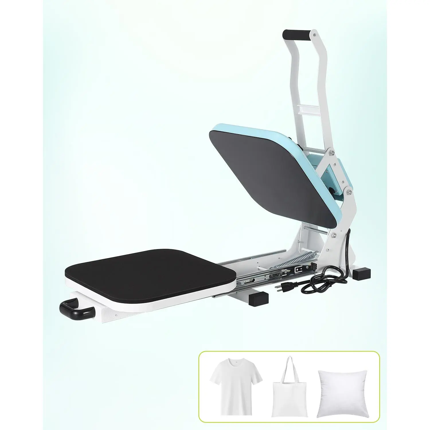 High Pressure 15x15 Heat Press Machine for T-Shirts - Professional Slide Out Sublimation Transfer - Industrial Digital Vinyl Heat Transfer - Reliable Printmaking Equipment