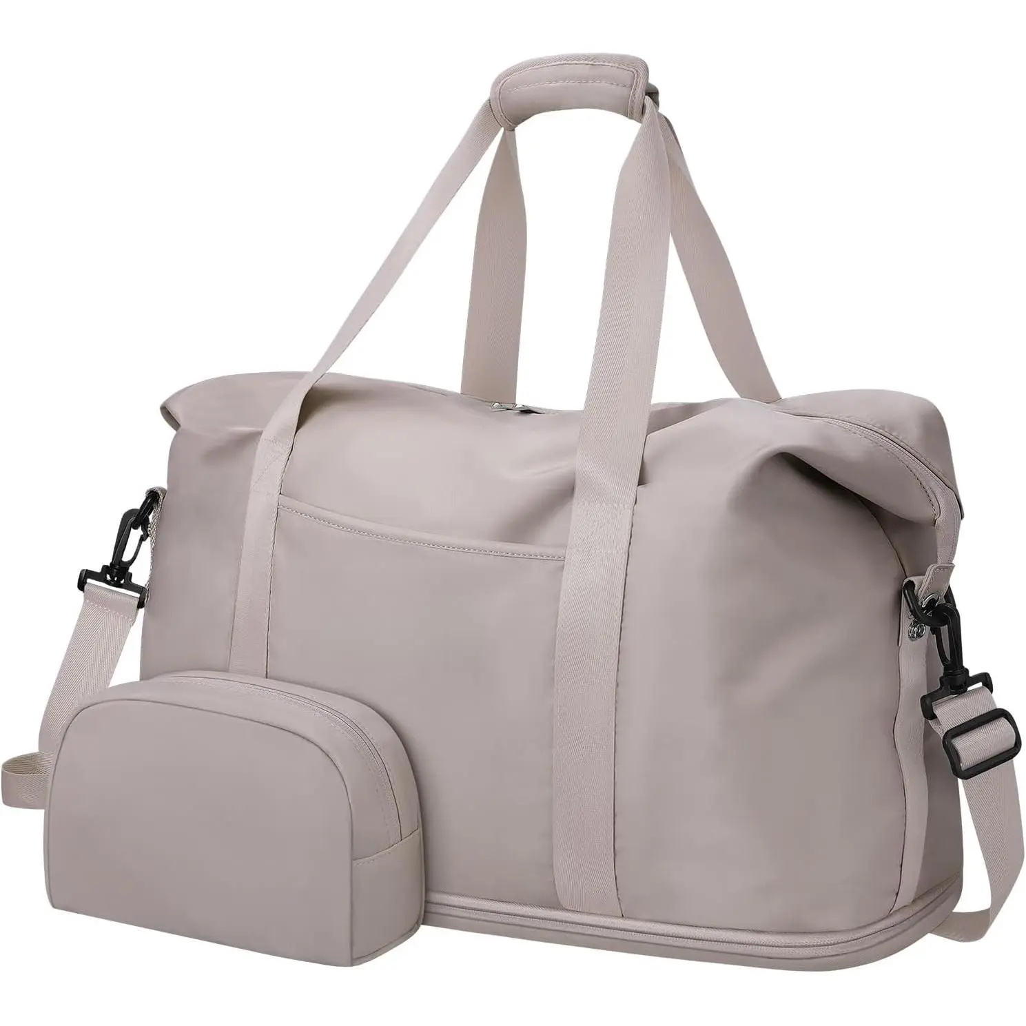 Expandable travel luggage bag, unisex weekend travel bag, women's hospital bag, maternity bag, with toiletry bag, waterproof