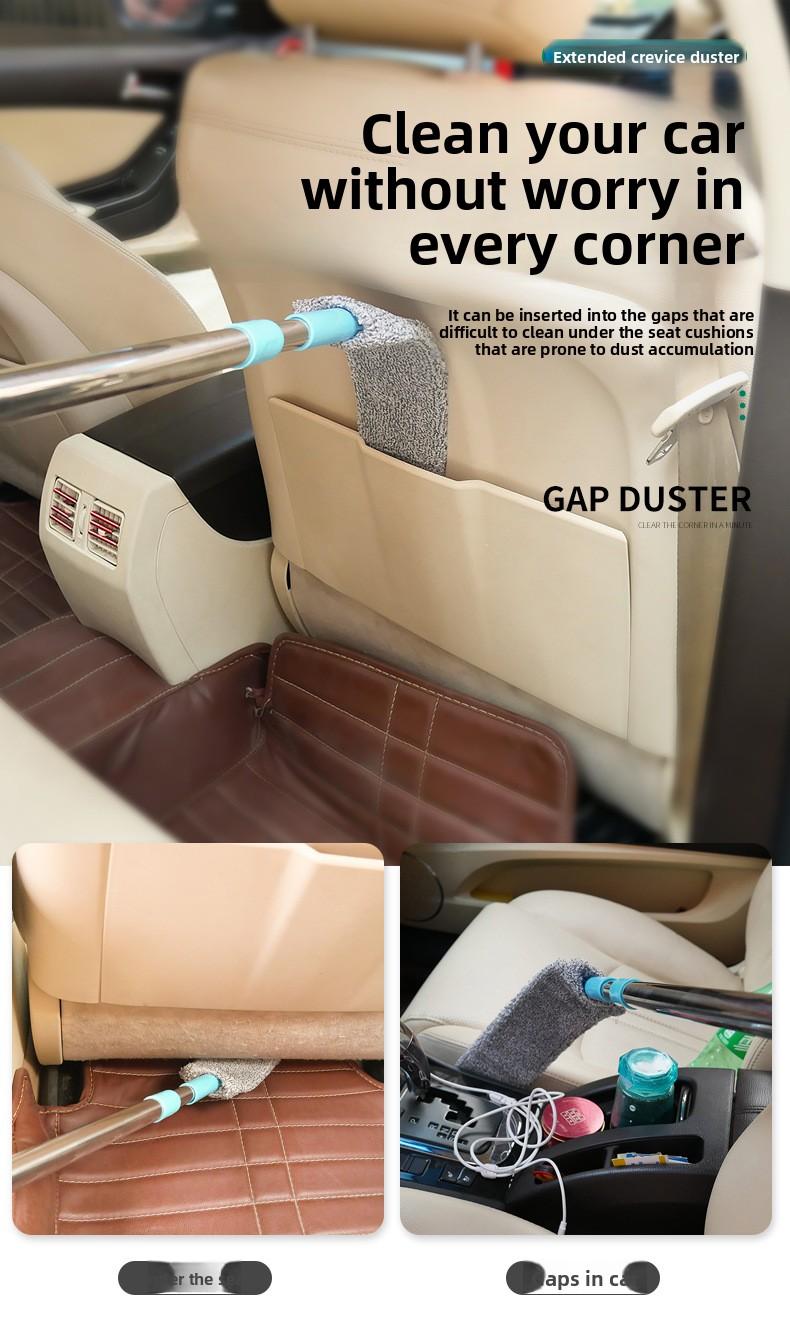 Electrostatic Dust Duster, Under-Bed Cleaning Tool for Home Use, Feather Duster for Dust Removal & Gap Cleaning