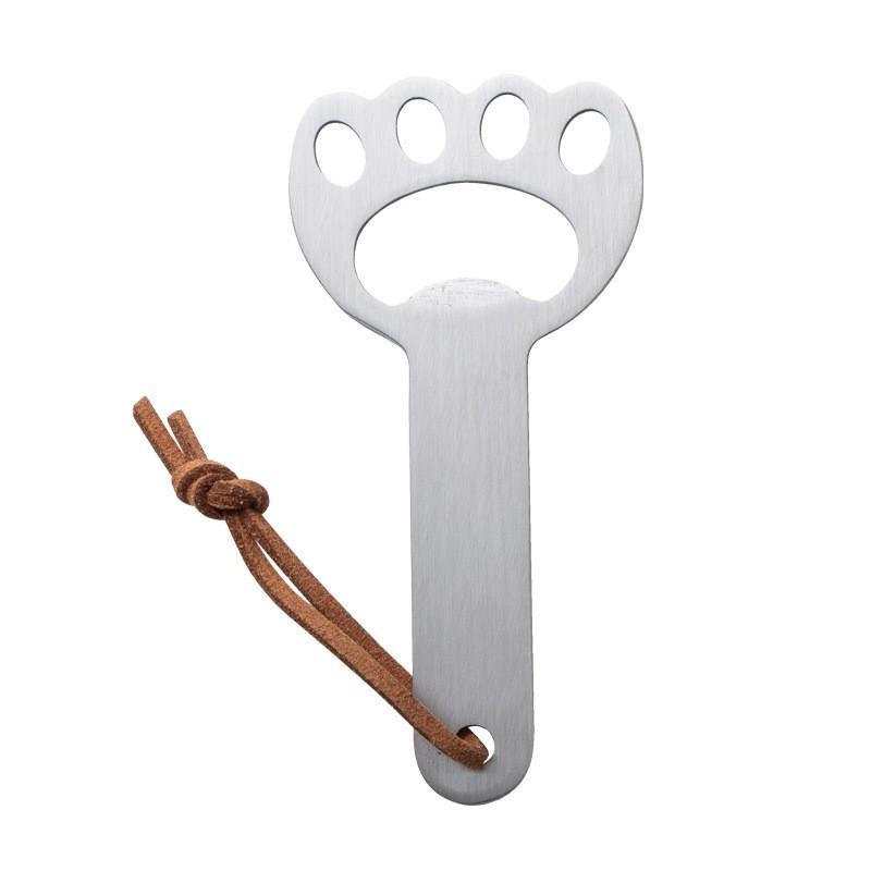 1PC Wooden Beer Bottle Opener with Rose Stainless Steel Lever, Durable Vertical Opener for Home Bar Essentials