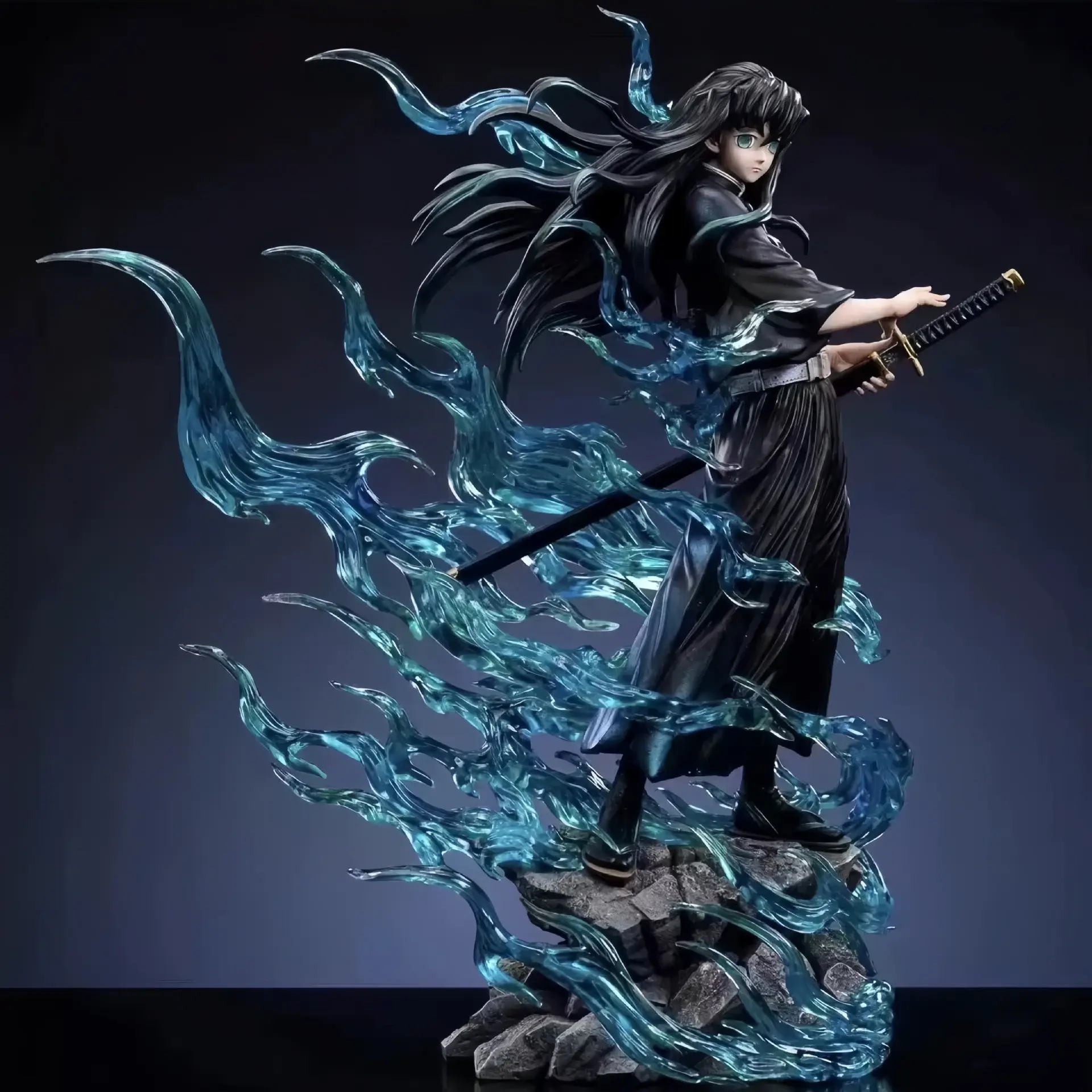 Shikimori Ubuyashiki Gk Figure, Demon Slayer Series Collectible Model, Desktop Gift, Anime Figurine, Trendy Decorative Item