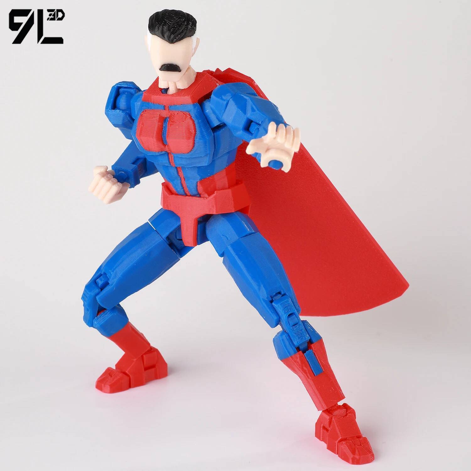 9L3D Printed Dummy 13 Lucky 13 T13 Invincible Omni Warrior  Articulated American Comic Collectible For Your Desk Gift For Friend