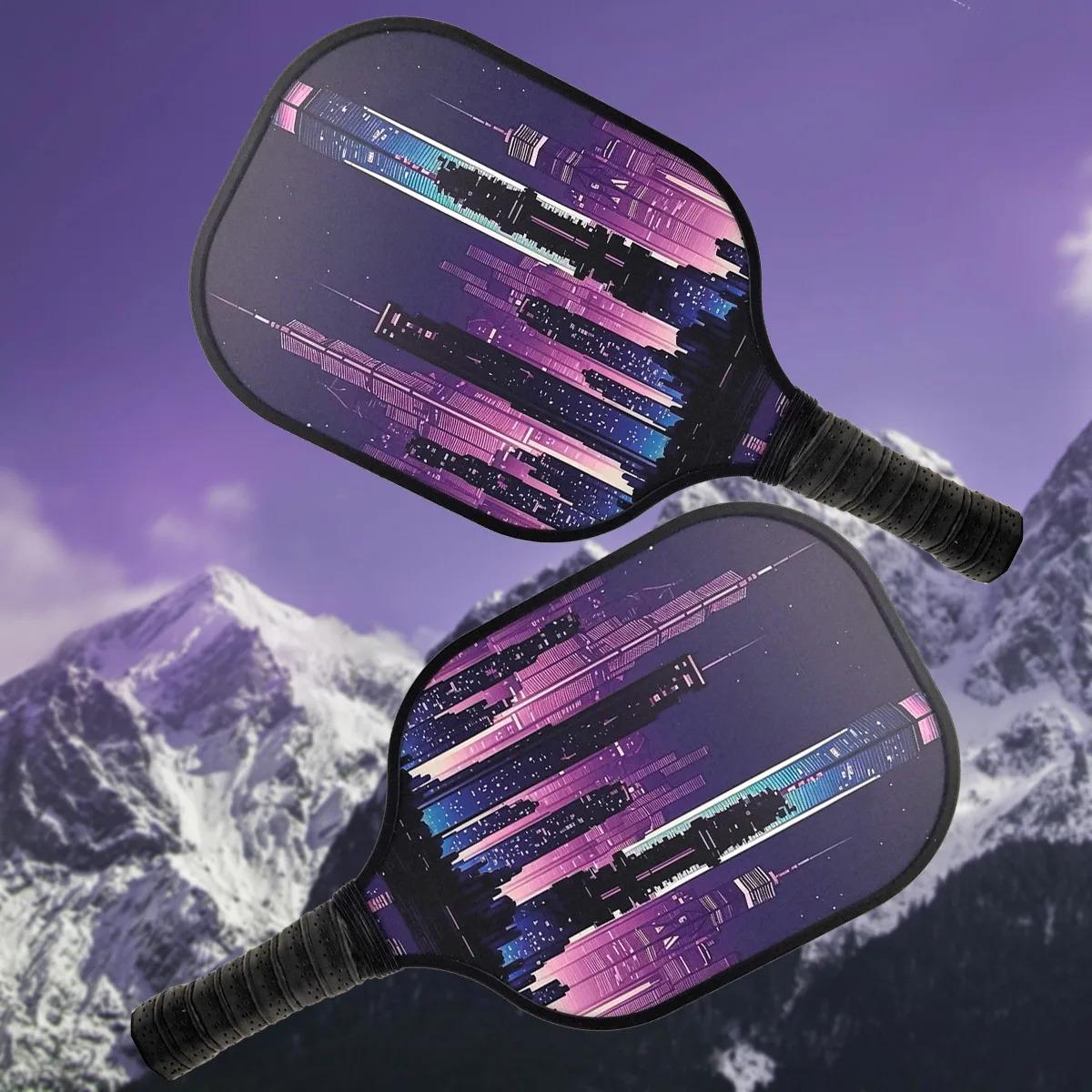 USAPA Lightweight Carbon Fiber Pickleball Paddles Set 2 Paddles 4 Balls Summer Outdoor Sport