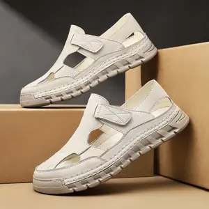 BDHJYDB New 9831 Genuine Fashion Car Suture Casual Sandals, Baotou Hollow Sandals, Large Size Shoes 78 Men'S Shoes Men'S Sandals Men'S Flip-Flops Slippers Men'S Slippers Men'S Boots Men'S Shoes Men'S Footwear Men'S Shoes Are on High-Quality Men'S Footwear