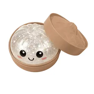Kawaii Glowing Bun Decor - Small Bedroom Table Ornament, Festive Party Giveaway Gift for Home & Party Supplies