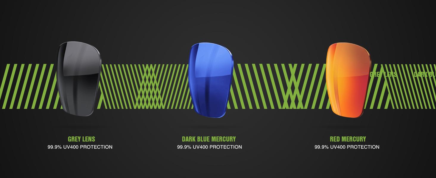 3 Pack Polarized Sports Sunglasses for Men, Mens Sunglasses Wrap Around UV400 Protection for Cycling Fishing Driving