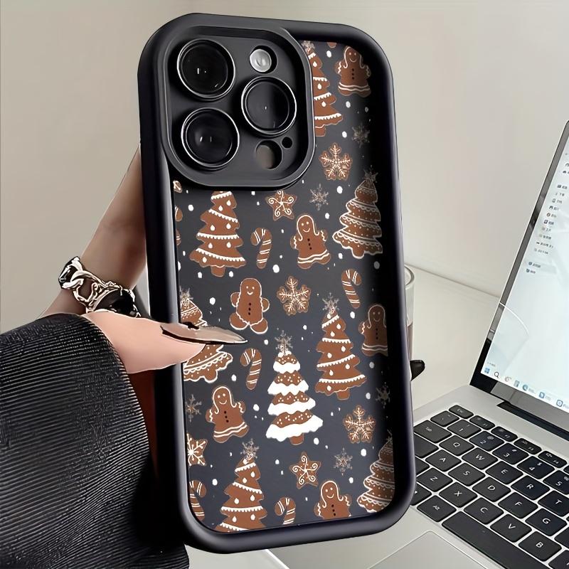 Creative Christmas Tree Patterned Case for iPhone 17 Pro Max 16 Plus 15 14 13 12 11 Air E Soft Silicone Protective Cover with Non-Slip Design Full Body Protection Cellphone Casing Gift for Friends Family