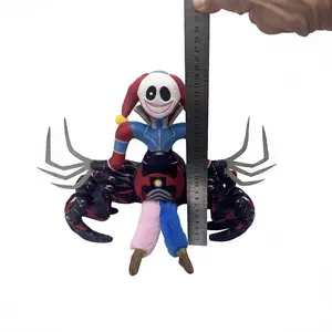 Poppy Playtime Complete 7 Character Plush Toy Set Scary Game Monster Stuffed Doll Long Purple Braids Girl Six-Legged Clown Crab Monster Red Chicken Big Mouth Beast Short Purple Hair Girl Star Outfit Soft Fluffy Horror Plushies Gift For Kids Teens Boys Gir