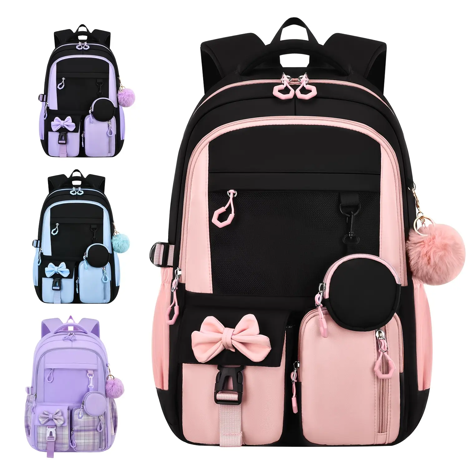DB Large Capacity School Bookbag with Tablet Compartment, Lightweight Teen Computer Laptop Backpack Suitable for Travel, Birthday/Christmas Gifts, Back-to-School & Daily Use, for Teenager