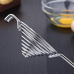 Egg Separator Food Grade Stainless Steel Egg Yolk White Separation Tool (black)