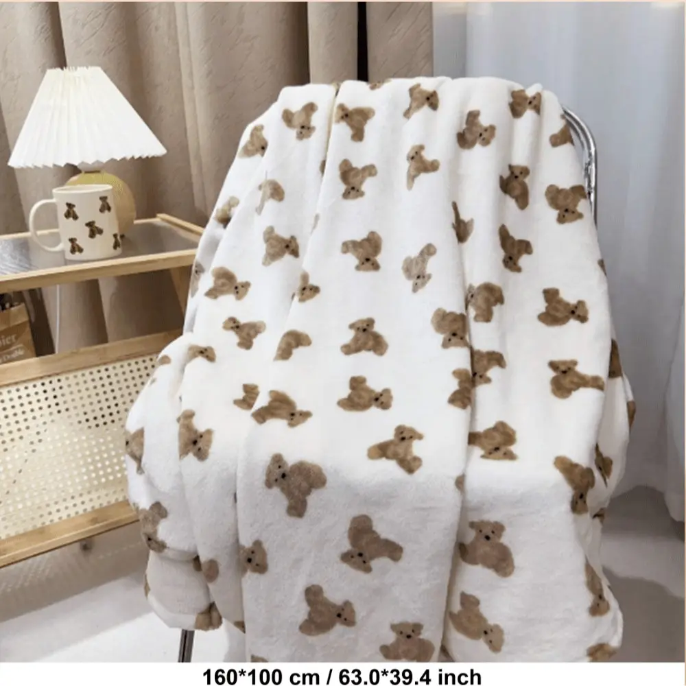 Wind Cartoon Freshness Flannel Blanket, Lightweight Soft Baby Indoor Outdoor Camping Air Conditioning Room Sofa Warm Thin Blanket, Unisex