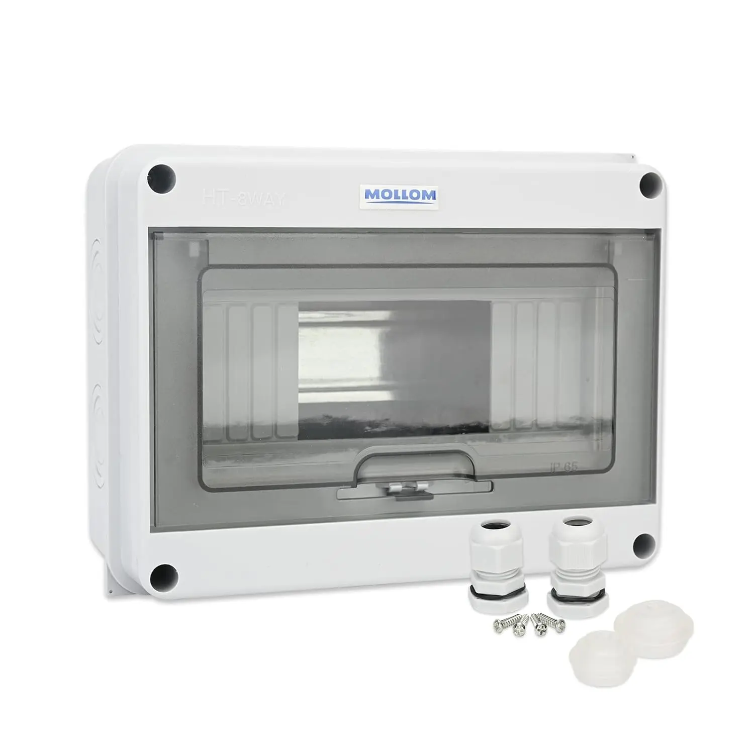 8 Way Circuit Breaker MCB Distribution Protection Box| DIN Rail, IP65 Waterproof, Indoor and Outdoor